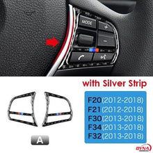 DynaCarbon™️ Carbon Fiber Steering Wheel Trim Overlay for BMW F20 F21 F30 F34 F32
