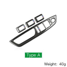 DynaCarbon™️ Carbon Fiber Full Set Window Control Frame Trim Overlay LHD for BMW E70 X5 E71 X6