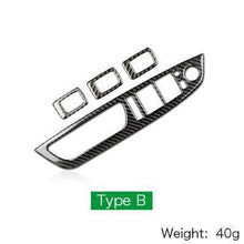 DynaCarbon™️ Carbon Fiber Full Set Window Control Frame Trim Overlay LHD for BMW E70 X5 E71 X6