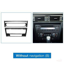 DynaCarbon™️ Carbon Fiber Control Panel Trim Overlay for BMW 3 Series E90 E92 E93