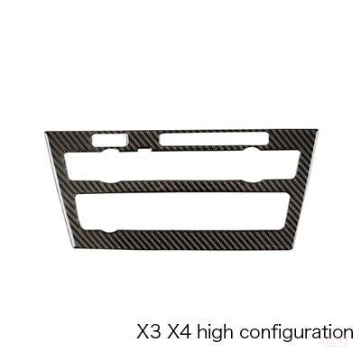 DynaCarbon™️ Carbon Fiber AC CD Control Panel Trim Overlay for BMW X3 F25 X4 F26