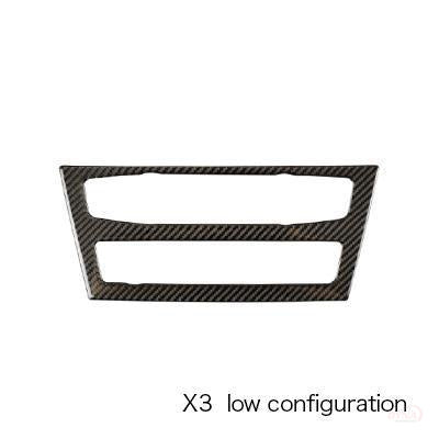 DynaCarbon™️ Carbon Fiber AC CD Control Panel Trim Overlay for BMW X3 F25 X4 F26