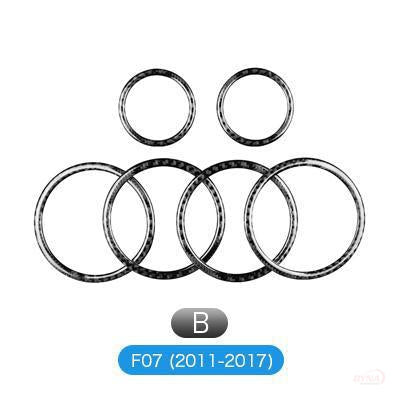 DynaCarbon™️ Carbon Fiber Audio Speaker Trim Overlay for BMW X3 F25 X4 F26 F07 5GT