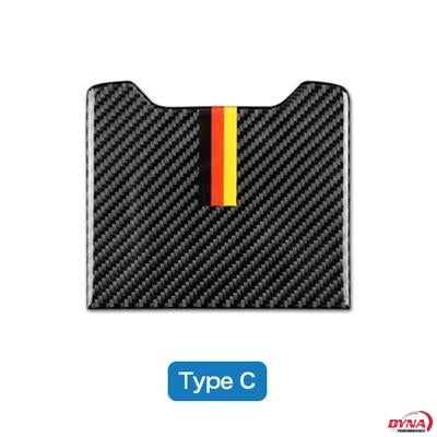 DynaCarbon™️ Carbon Fiber Rear Air Conditioning Outlet Trim Overlay for Mercedes Benz W205 C Class C180 C200 C300 GLC