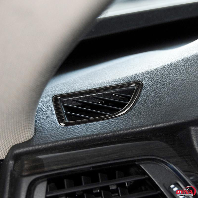 DynaCarbon™️ Carbon Fiber Air Conditioning Outlet Trim Overlay for BMW F30 F34